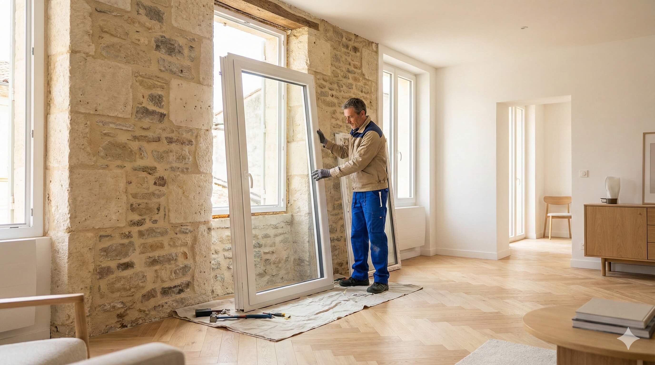 Pose de fenêtres double vitrage Escatalens